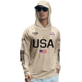 thumbnail image 1 of USA 250th Anniversary Rash Guard Shirt for Men UPF 50+ Sun Protection Hoodie Lightweight Long Sleeve Fishing Shirts Hiking T-shirt, 1 of 3