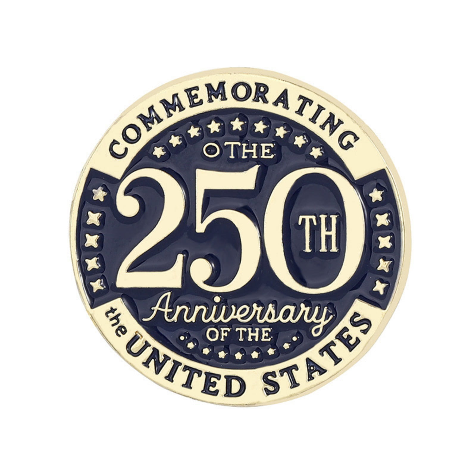 USA 250th Anniversary Semiquincentennial Commemorative Pin, United States 1776-2026 Liberty Metal Badge, Patriotic Soft Enamel Brooch for Independence Day Events