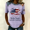 thumbnail image 1 of USA 250th Anniversary T Shirts for Celebrate 250th Anniversary of America Patriotic Veteran Tee America 250 Merchandise Short-Sleeved Top for Woman, 1 of 4