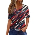 thumbnail image 1 of USA 250th Anniversary T Shirts for Celebrate Anniversary of America Patriotic Veteran Tee America 250 Merchandise Short-Sleeved Top for Woman, 1 of 5