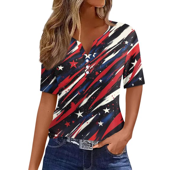 USA 250th Anniversary T Shirts for Celebrate Anniversary of America Patriotic Veteran Tee America 250 Merchandise Short-Sleeved Top for Woman