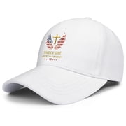 USA 250th Anniversary White Baseball Cap Featuring Lightweight Printed Graphics with Adjustable Strap for Comfortable Daily Use