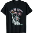 thumbnail image 1 of USA 250th Birthday Celebration Patriotic Anniversary Graphic Unisex T-Shirt, up to size 5XL, 1 of 2
