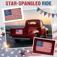 thumbnail image 1 of USA 250th Vintage American Flag Magnetic Car Decals, Weatherproof Retro USA Flag Magnets for Trucks, SUV, Vans and Motorcycles, Multiple Sizes (Medium), 1 of 6
