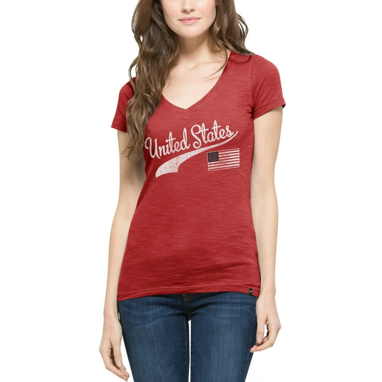 USA '47 Women's Country Scrum T-Shirt - Red 