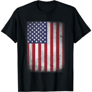 USA 4th July American Red White Blue Star Stripes 4 Day T-Shirt