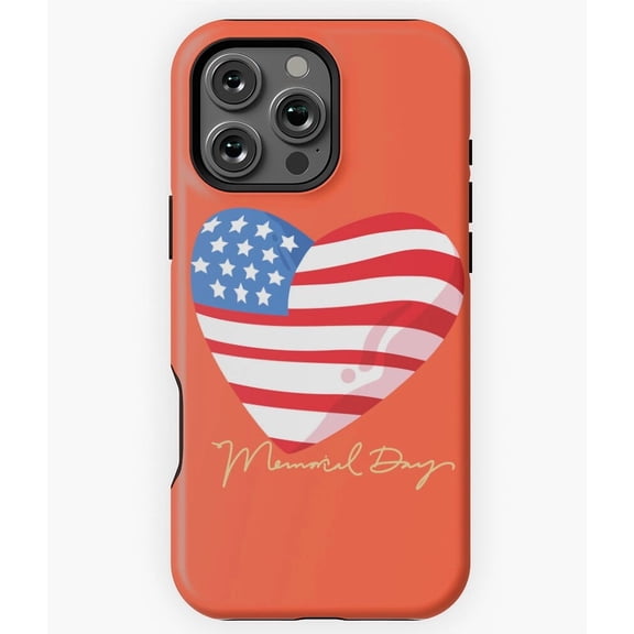 USA 4th July Memorial Day Honor Phone Case for iPhone 16 15 14 13 12 11 Pro Max