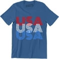 thumbnail image 1 of USA - 4th of July Independence Day American Men's T-Shirt, 1 of 4