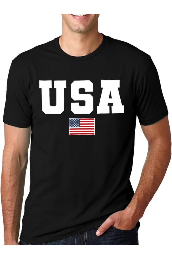 USA 4th of July Shirts for Men American Flag Short Sleeve Patriotic Independence Day Tee Top