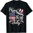 thumbnail image 1 of USA 4th of July Shirts for Men American Flag Short Sleeve Patriotic Independence Day Tee Top, 1 of 7