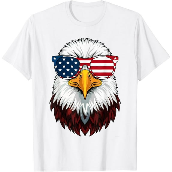 USA 4th of July Shirts for Men American Flag Short Sleeve Patriotic Independence Day Tee Top