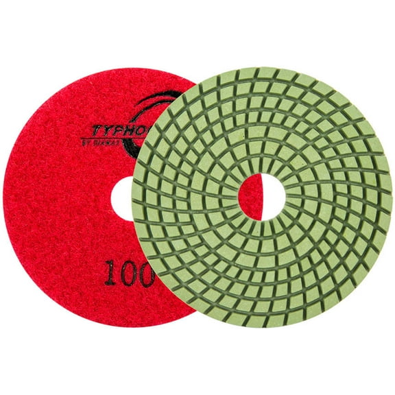 Typhoon 4" Wet Polishing Pad — #50–#3000