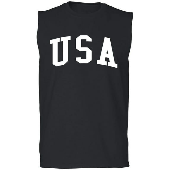 USA Adult Sleeveless Tee