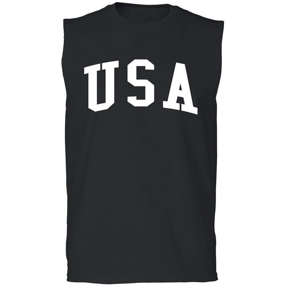 USA Adult Sleeveless Tee