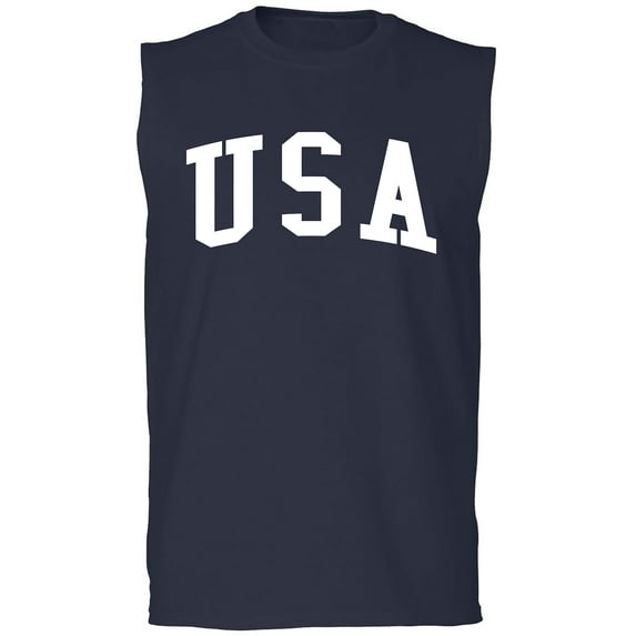 USA Adult Sleeveless Tee