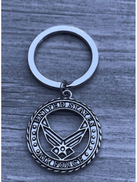 USA Air Force Keychain, Military Products,Air Force Charm Key Rings Gifts for Airforce Wife, Mom, Sister, Grandma, Servicemen and Veterans