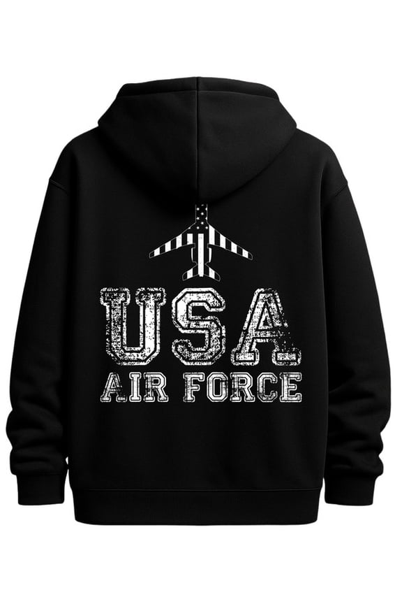 USA Air Force funny hoodies Veteran men sweater hoodie black Warm and lightweight, suitable for winter sports and casual wear spring army fist Classic Unisex Shirt Crewneck tshirts