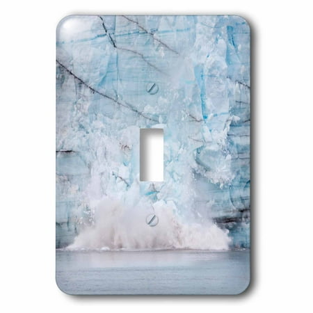 3dRose, USA, Alaska, Glacier Bay NP. Calving of the Margerie Glacier., single toggle switch