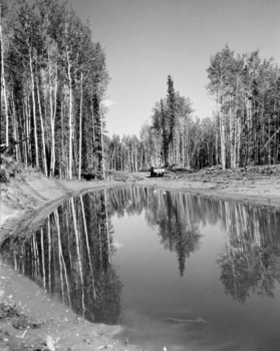 USA Alaska lake Canvas Art - (24 x 36)