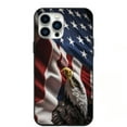 thumbnail image 1 of USA American Bald Eagle  US Flag Phone Case for iPhone 7 8 X XS XR SE 11 12 13 14 Pro Max Mini Note 10 20 s10 s10s s20 s21 20 Plus Ultra, 1 of 1
