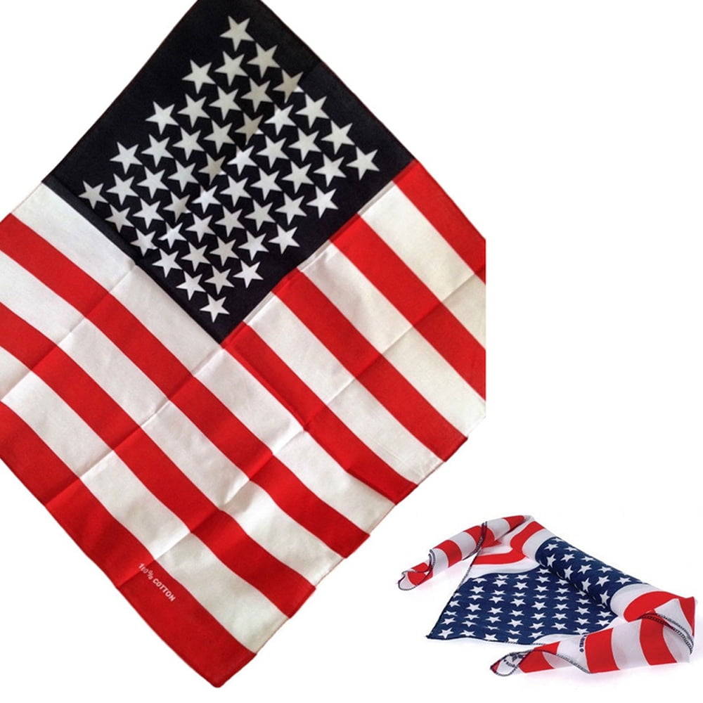 Falari Large USA American Flag Scarf Beach Wrap Soft