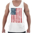 thumbnail image 1 of USA American Flag Distressed Vintage Tank Top T Shirts Men Women Brisco Brands M, 1 of 6