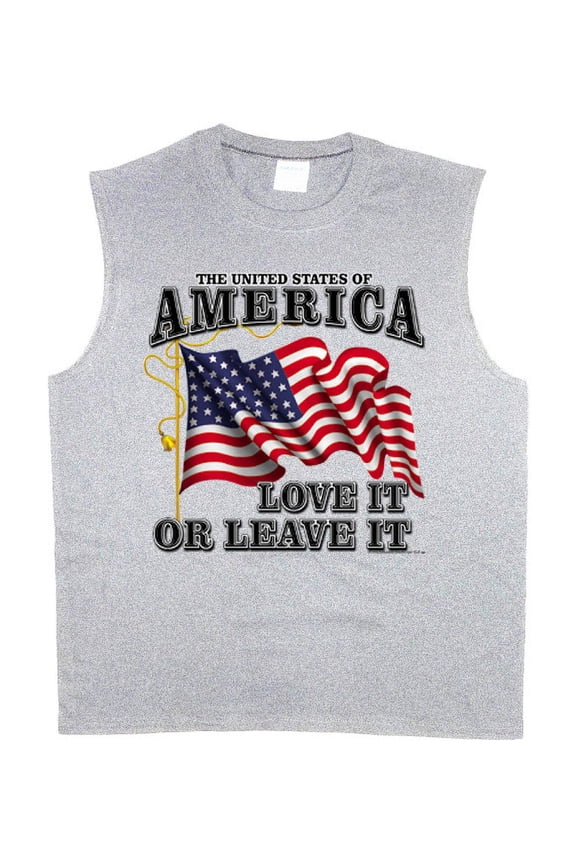 USA American Flag Love It Or Leave It T-shirt