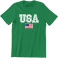 thumbnail image 1 of USA American Flag Stars And Patriotic - International Country Men's T-Shirt, 1 of 4