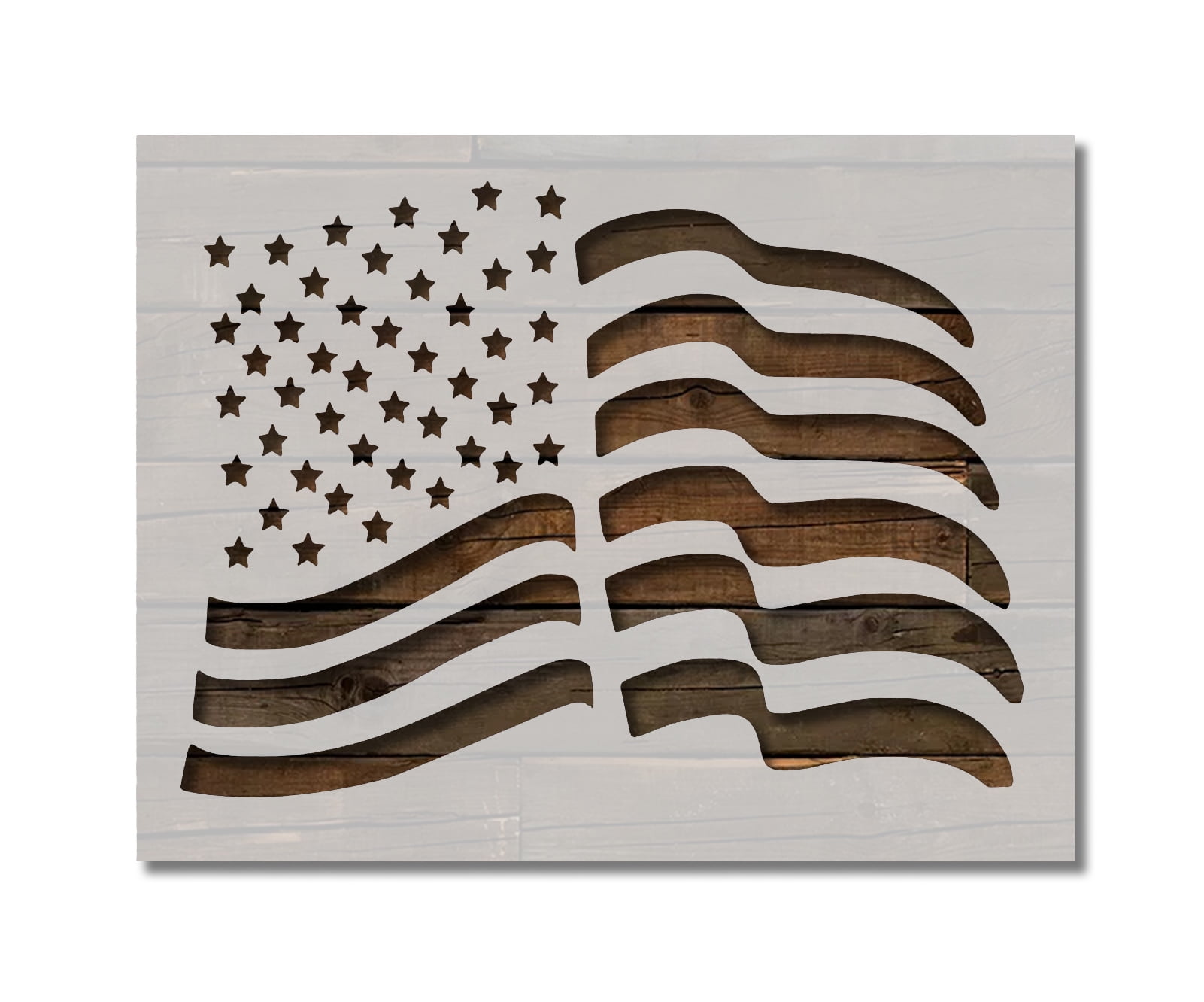 USA American Flag Waving Stencil Template Reusable 8.5 x 11 for Painting on Walls, Wood, Etc. By Stencilville - Walmart.com usa-american-flag-waving-stencil-template-reusable-8-5-x-11-for-painting-on-walls-wood-etc-by-stencilville-walmart-com