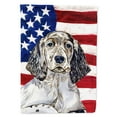 thumbnail image 1 of USA American Flag with English Setter Garden Flag, 1 of 2