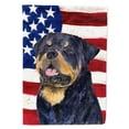 thumbnail image 1 of USA American Flag with Rottweiler Flag Canvas House Size, 1 of 2