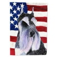 thumbnail image 1 of USA American Flag with Schnauzer Flag Canvas House Size, 1 of 2