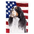 thumbnail image 1 of USA American Flag with Springer Spaniel Garden Flag, 1 of 2