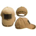 thumbnail image 1 of USA American Heritage Freedom Isn't Free Khaki Adjustable Embroidered Cap Hat, 1 of 5