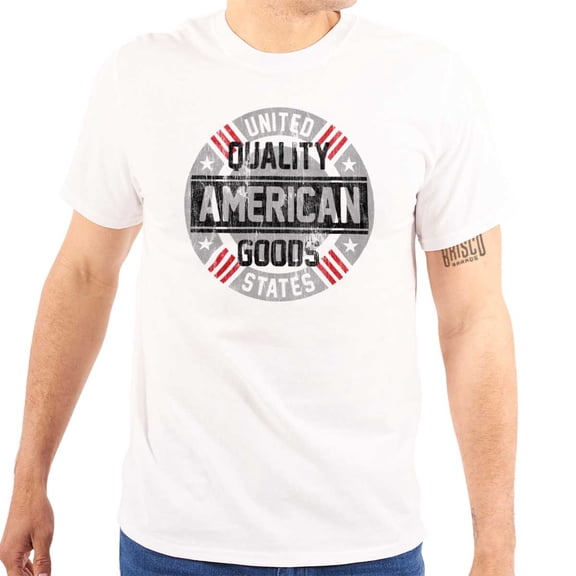 United States American Goods Pride Men's Graphic T Shirt Tees Brisco Brands L