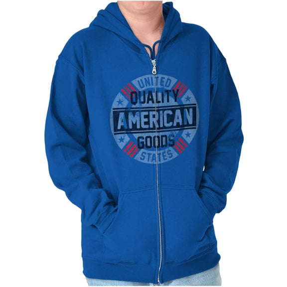 United States American Goods Pride Zip Up Hoodie Men's Women's Brisco Brands X