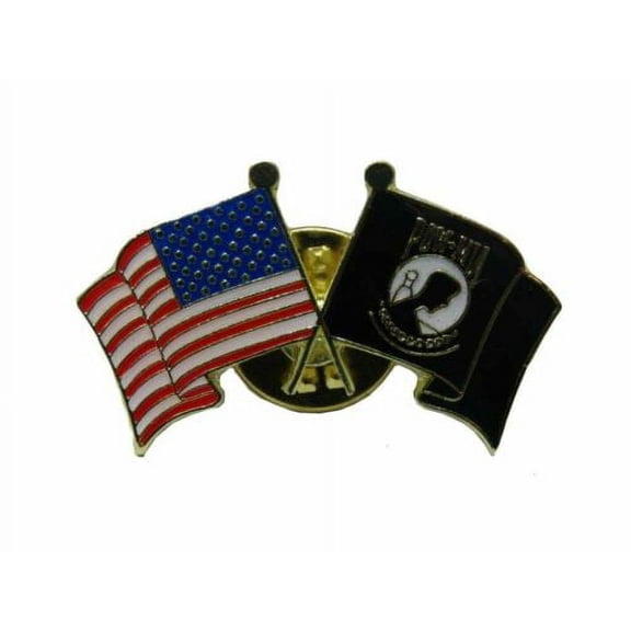 USA American POW MIA POWMIA Friendship Flag Bike Motorcycle Hat Cap lapel Pin