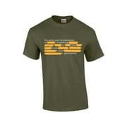 USA American Patriot The Worst Part About Censorship Trust The Government Mens Short Sleeve T-shirt-Military Green-6xl