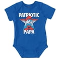 thumbnail image 1 of USA American Patriotic Papa Smurf Bodysuit Jumper Boys Infant Baby Brisco Brands 24M, 1 of 7