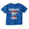 thumbnail image 1 of USA American Patriotic Papa Smurf Youth T Shirt Tee Boys Infant Toddler Brisco Brands 6M, 1 of 5