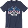 thumbnail image 1 of USA American Pride Flag Freedom Bald Eagle Men's Gift Tee Shirt, 1 of 4