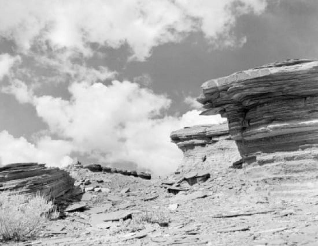 USA Arizona Painted Desert rock formation Canvas Art - (18 x 24)