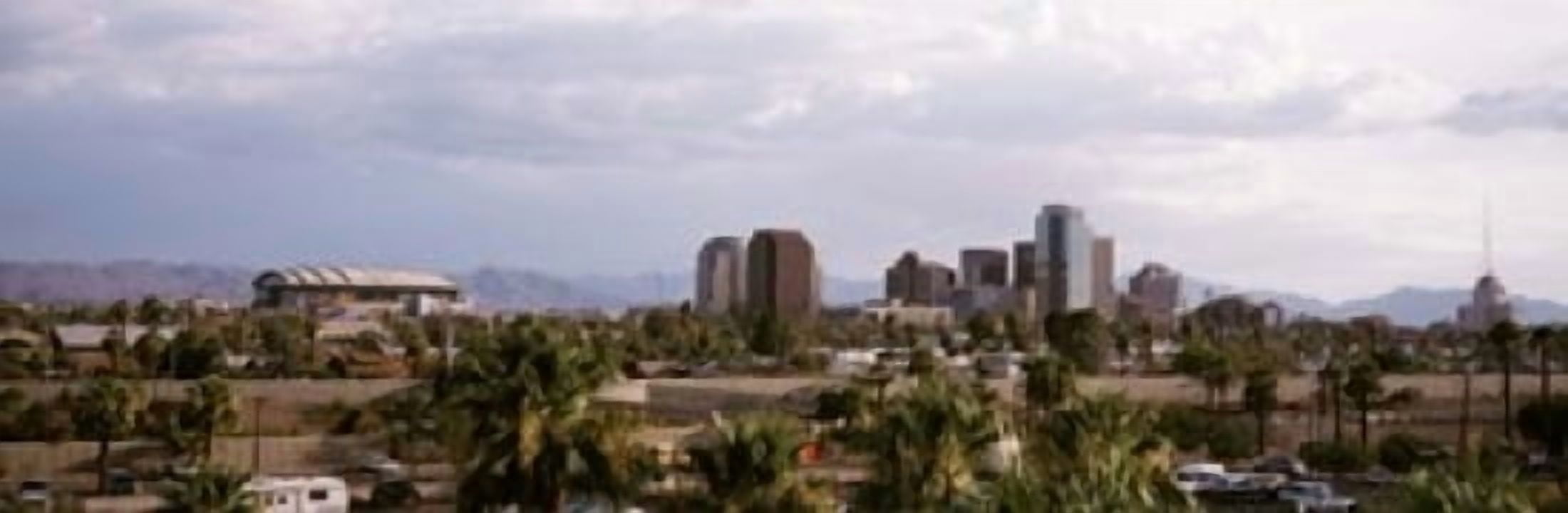 USA Arizona Phoenix High angle view of the city Canvas Art - Panoramic Images (36 x 12)