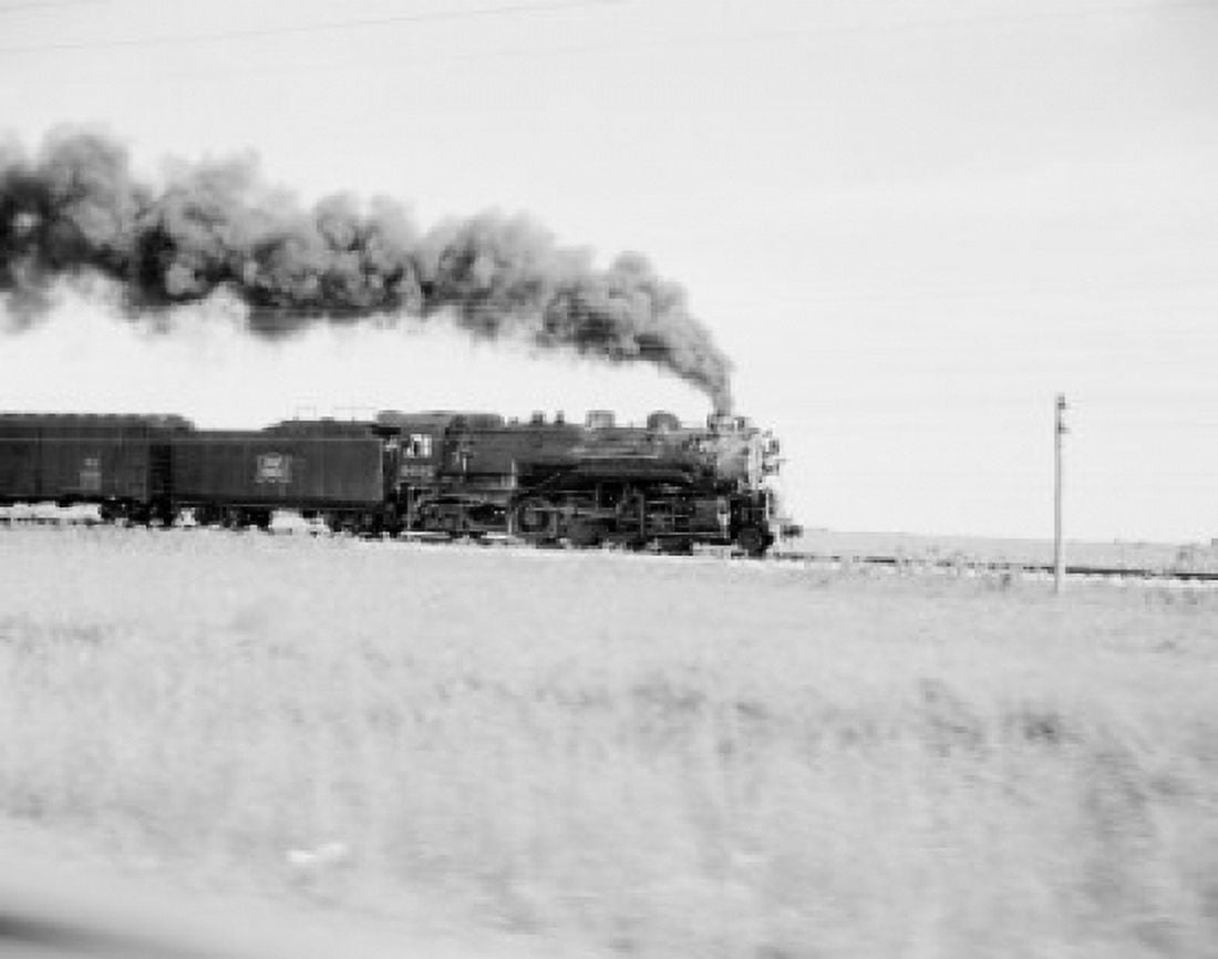 USA Arkansas steam train heading towards Little Rock Canvas Art - (18 x 24)