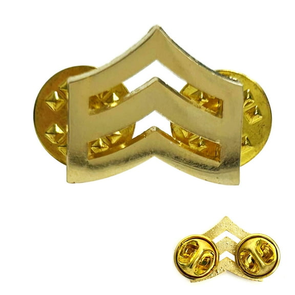 USA Army First Class Sergeant Collar Lapel Pin Insignia Military Veteran Hat Pin