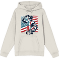 thumbnail image 1 of USA Athlete Adult Sand Long Sleeve Hoodie-Medium, 1 of 4