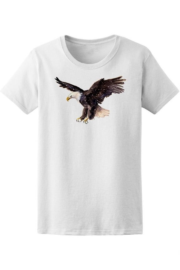 USA Bald Eagle T-Shirt Women -Image by Shutterstock, Female x-Large