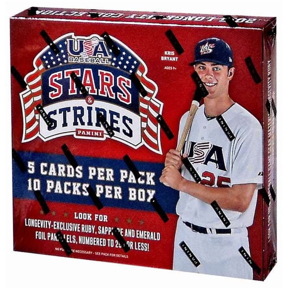 USA Baseball 2015 Stars & Stripes Trading Card Retail Box