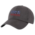 thumbnail image 1 of American Flag Dad Hat – Patriotic USA Baseball Cap with Embroidered Letters (Charcoal), 1 of 10