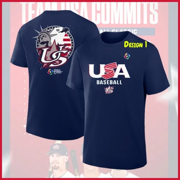 USA Baseball Shirt, 2026 World Baseball Unisex T-shirt For Fan